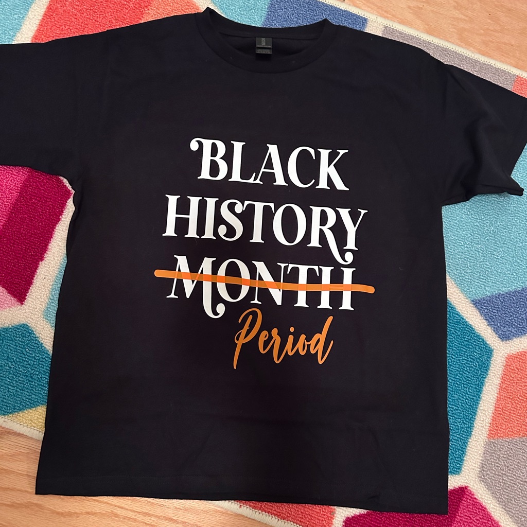 Black History Period Kids Graphic Tee  Black